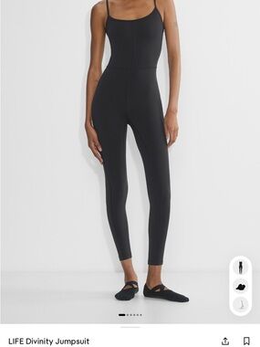 Wilfred Black Slim-Strap Jumpsuit